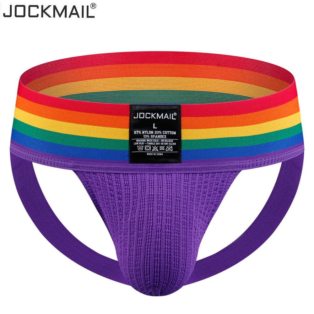 Jockmail Rainbow Pride Jockstrap