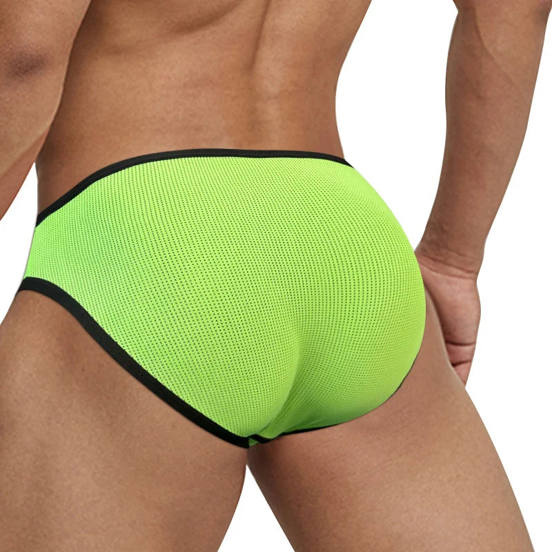 Breathable Mesh Men's Low Waist Underwear
