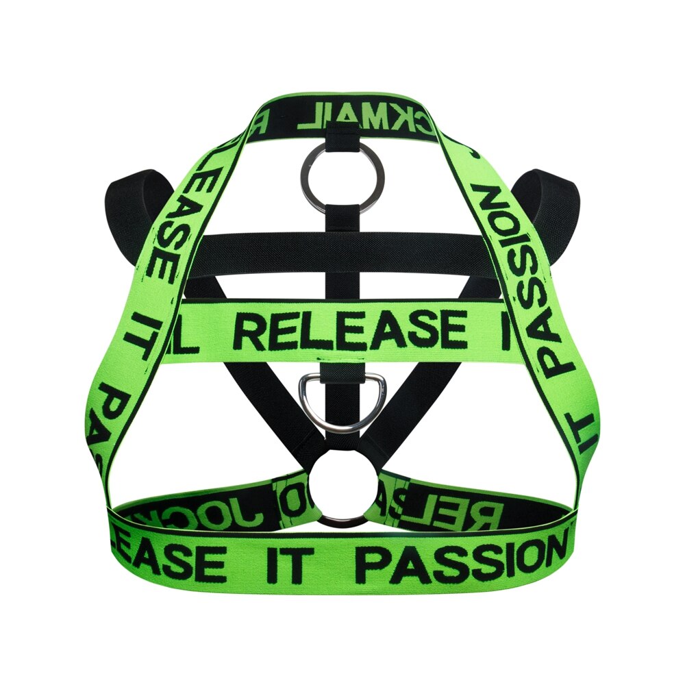 Jockmail Neon Release It Passion Elastic Harness