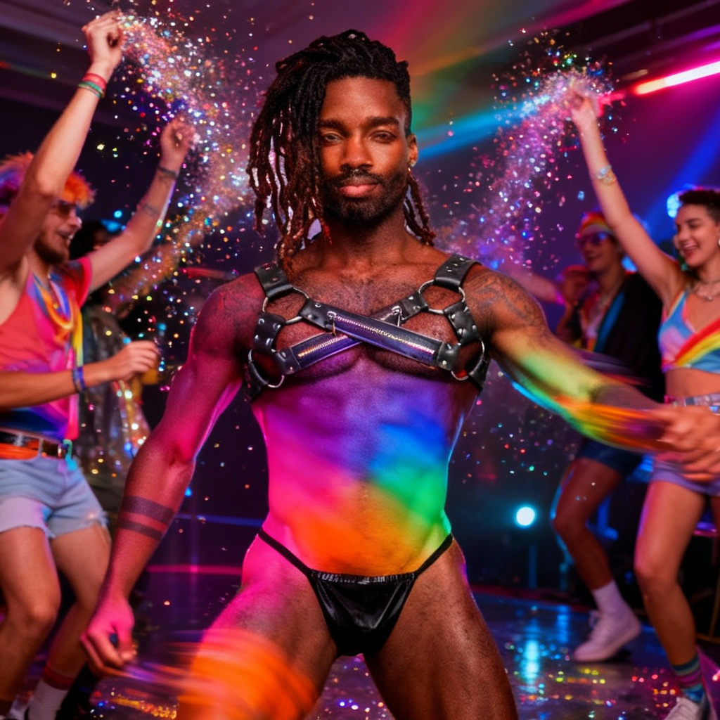 Zip It Gay Rave Harness