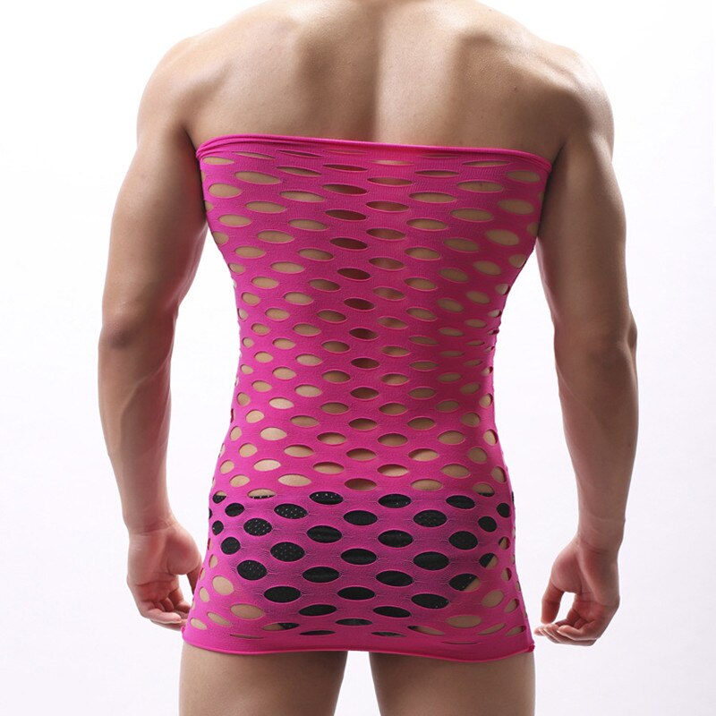 Men's Statement Fishnet Bodystocking