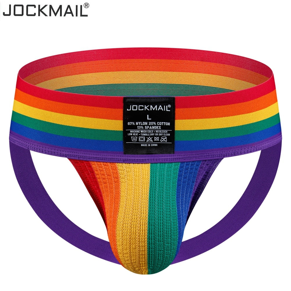 Jockmail Rainbow Pride Jockstrap