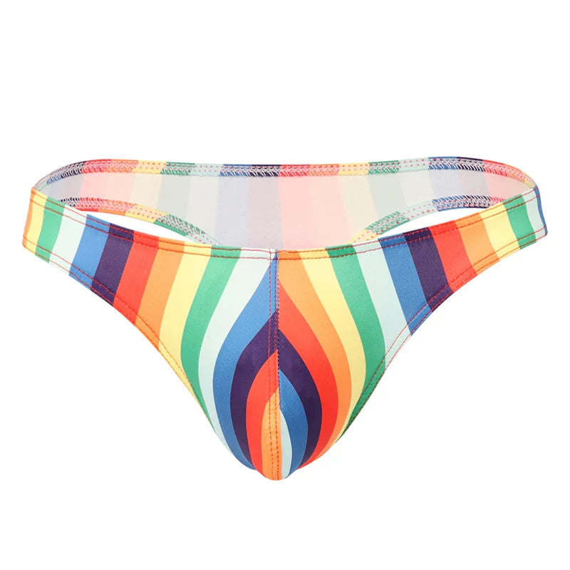 Retro Rainbow Low Rise Briefs