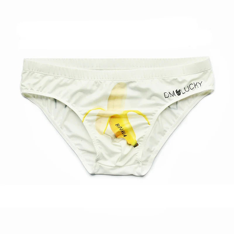 White Banana Men's Tight Pouch Briefs