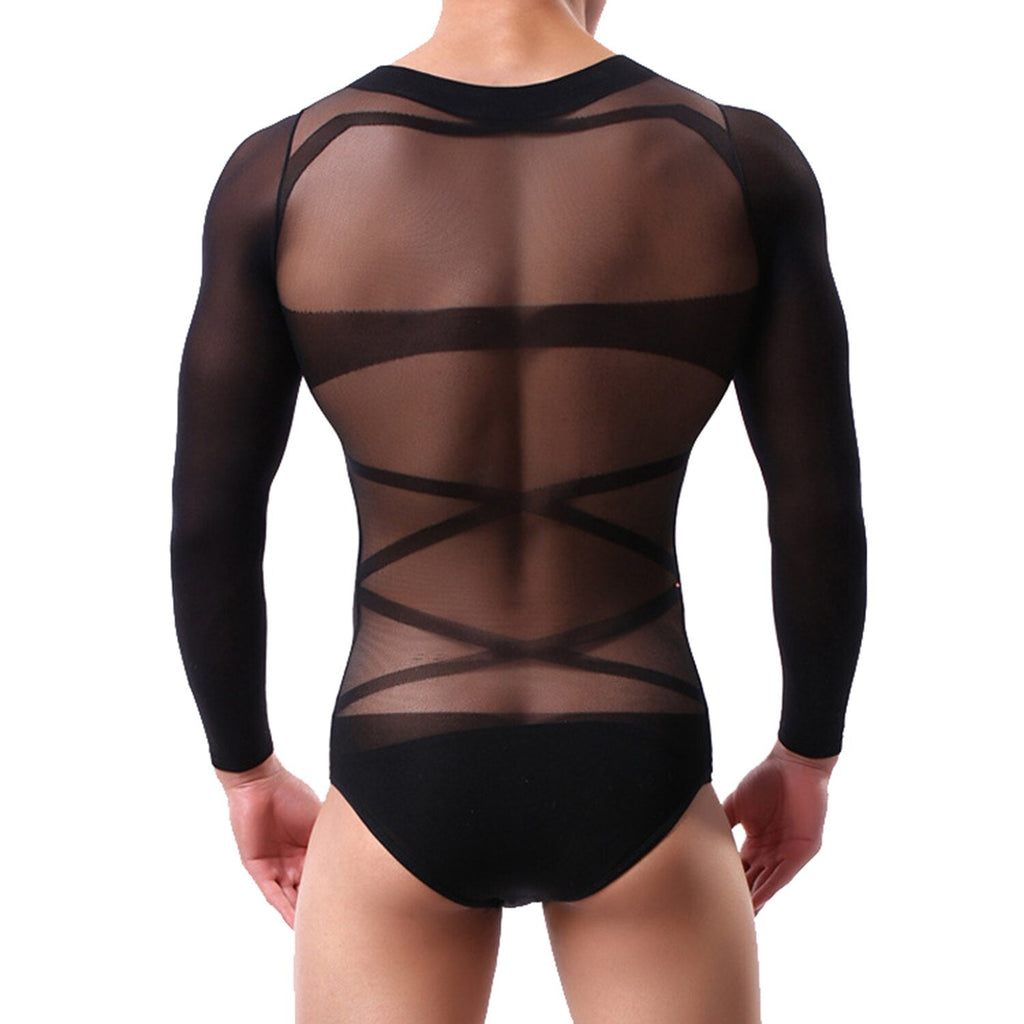 Men's Transparent High Elastic Top