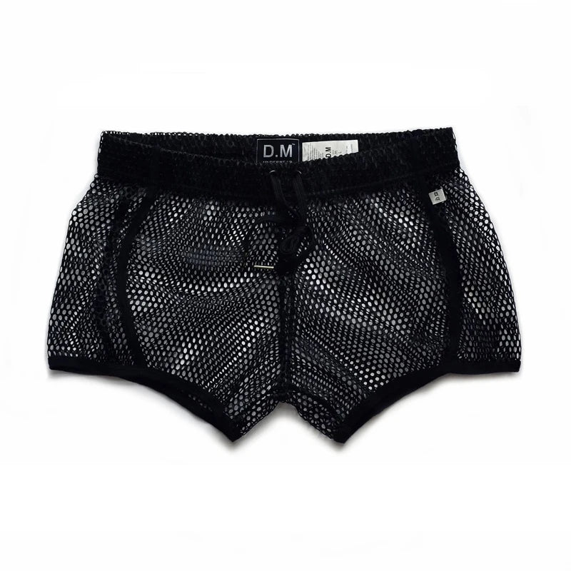 Loose Fit Sexy Mesh Boxers