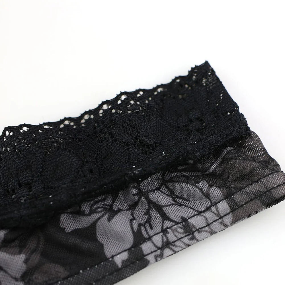 Floral Fantasy Lace Men's Thong