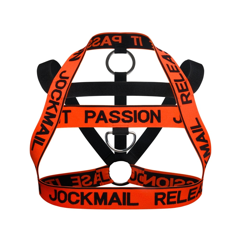 Jockmail Neon Release It Passion Elastic Chest Harness