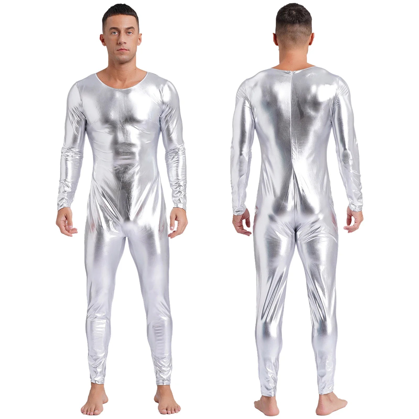 Galactic Vogue Metallic Bodysuit