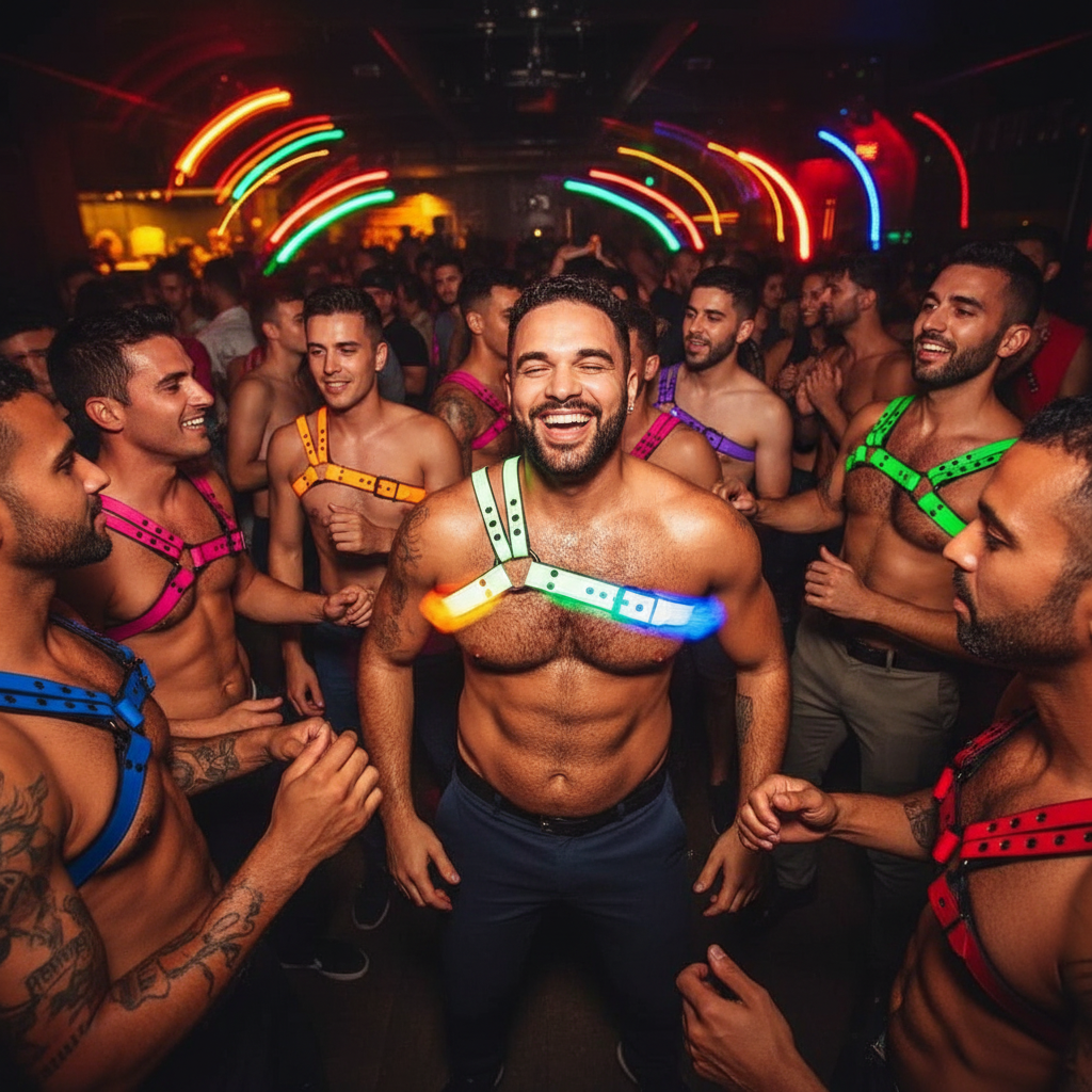 Leather Tri Harness Chest Armor