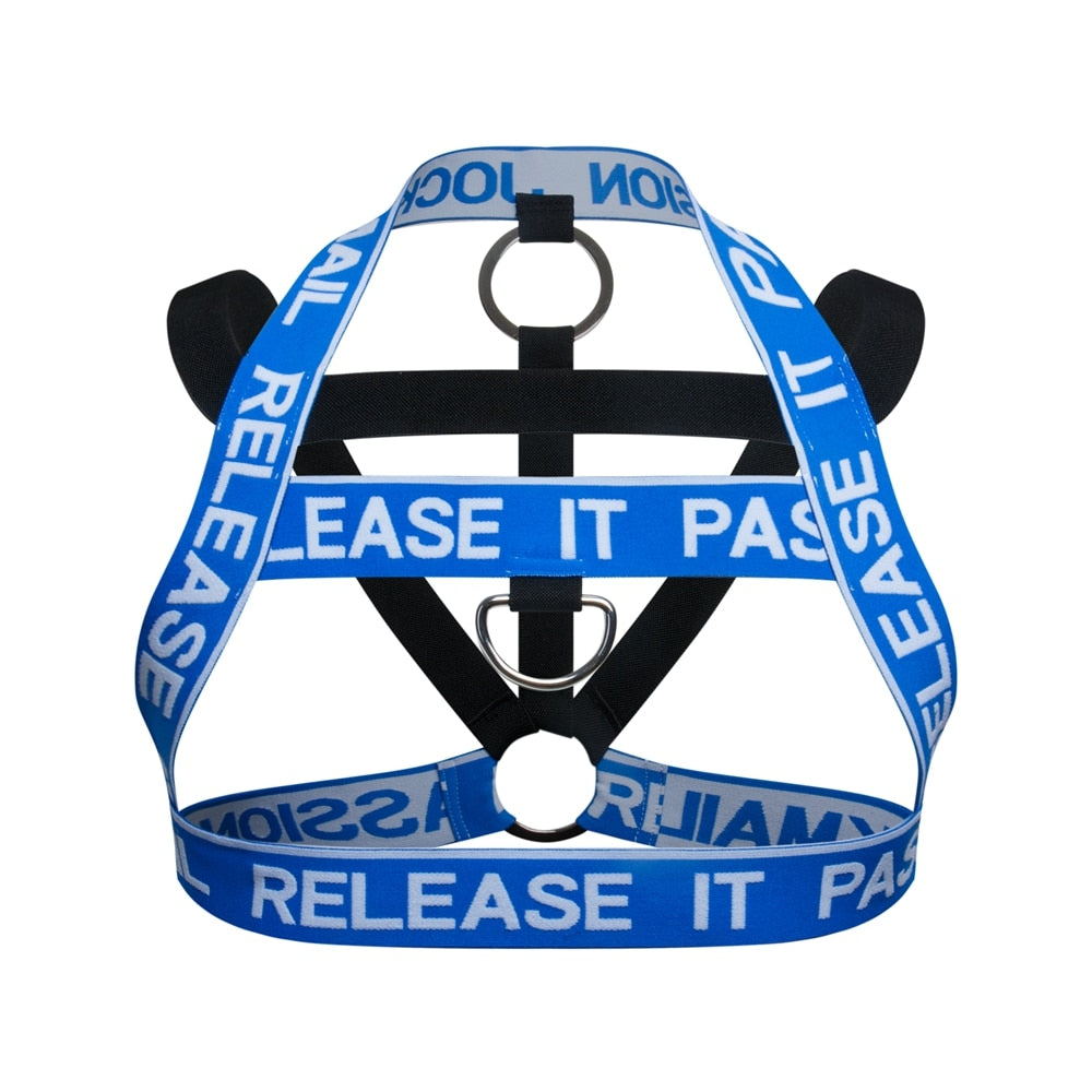 Jockmail Neon Release It Passion Elastic Chest Harness