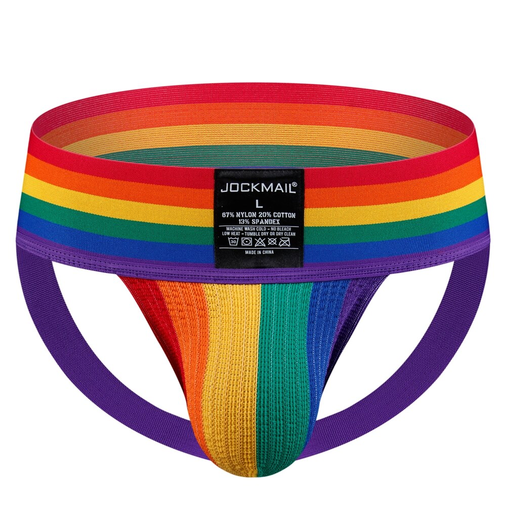 Jockmail Rainbow Pride Jockstrap