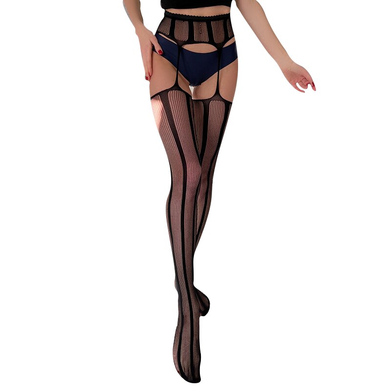 Lace Thigh High Stockings + Suspender Garter Belt