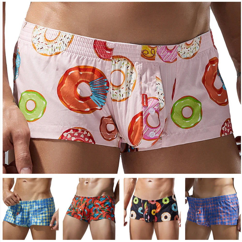 SEOBEAN Bold Wear Distressed Boxer Briefs