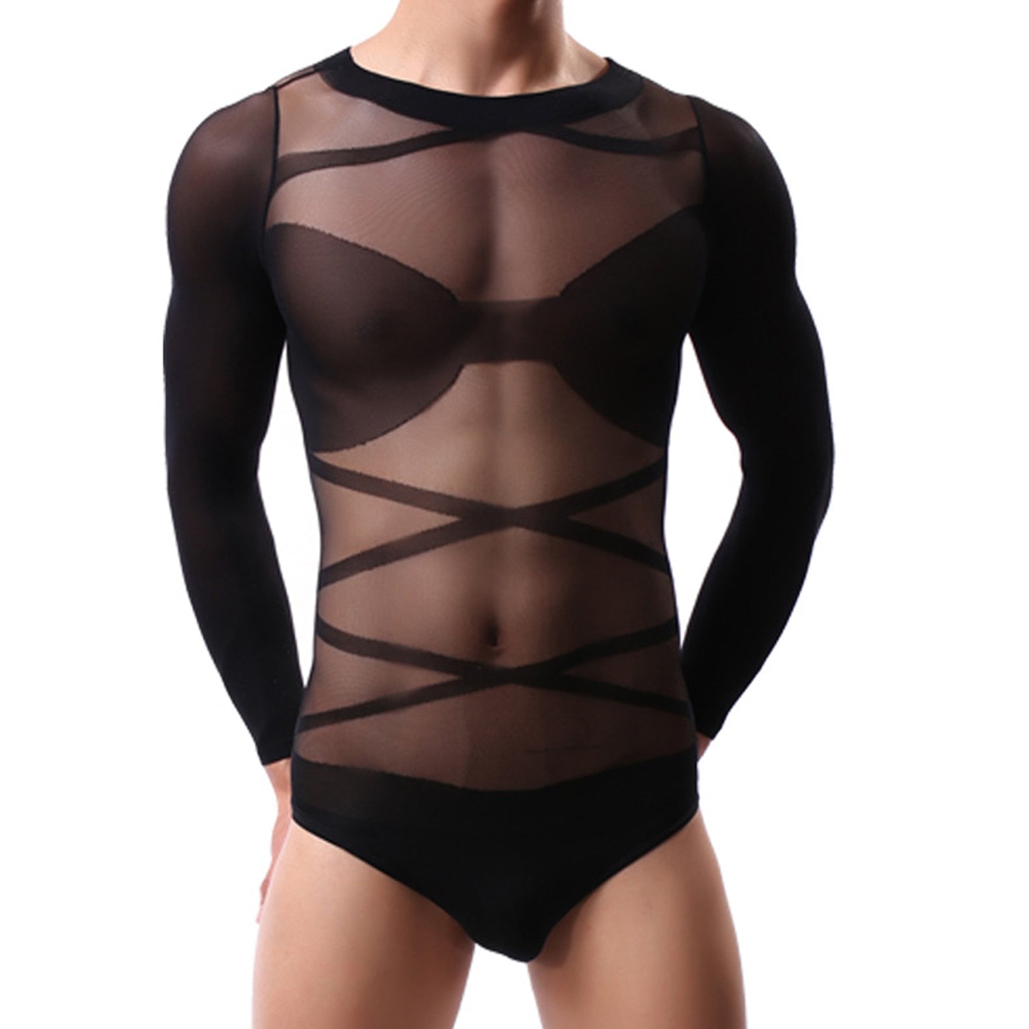 Men's Transparent High Elastic Top