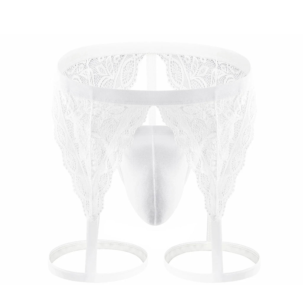 Men's Lace Garter Underwear