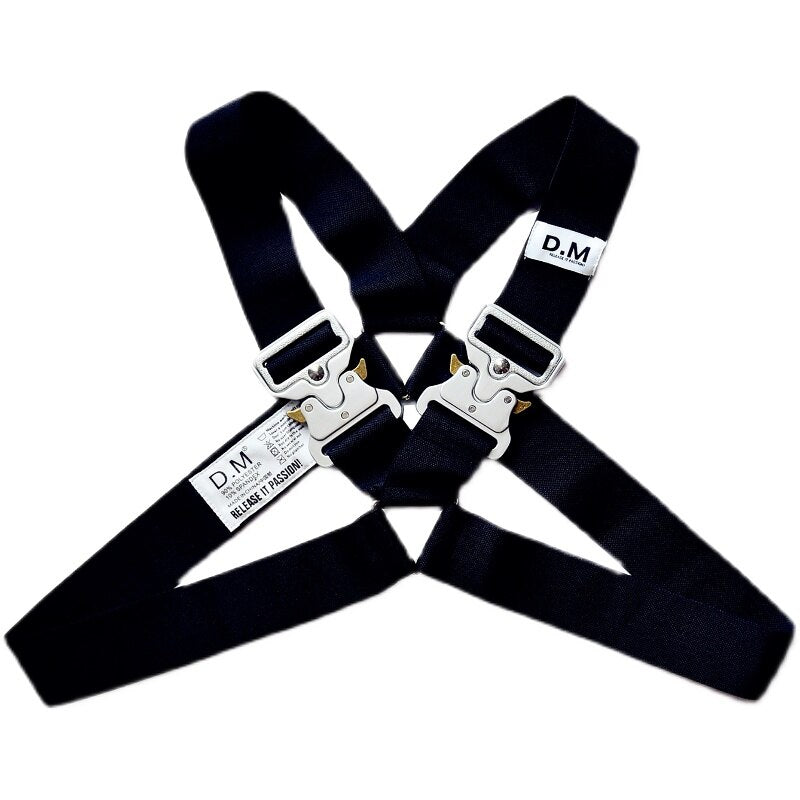 Metal Buckle Chest Strap Harness