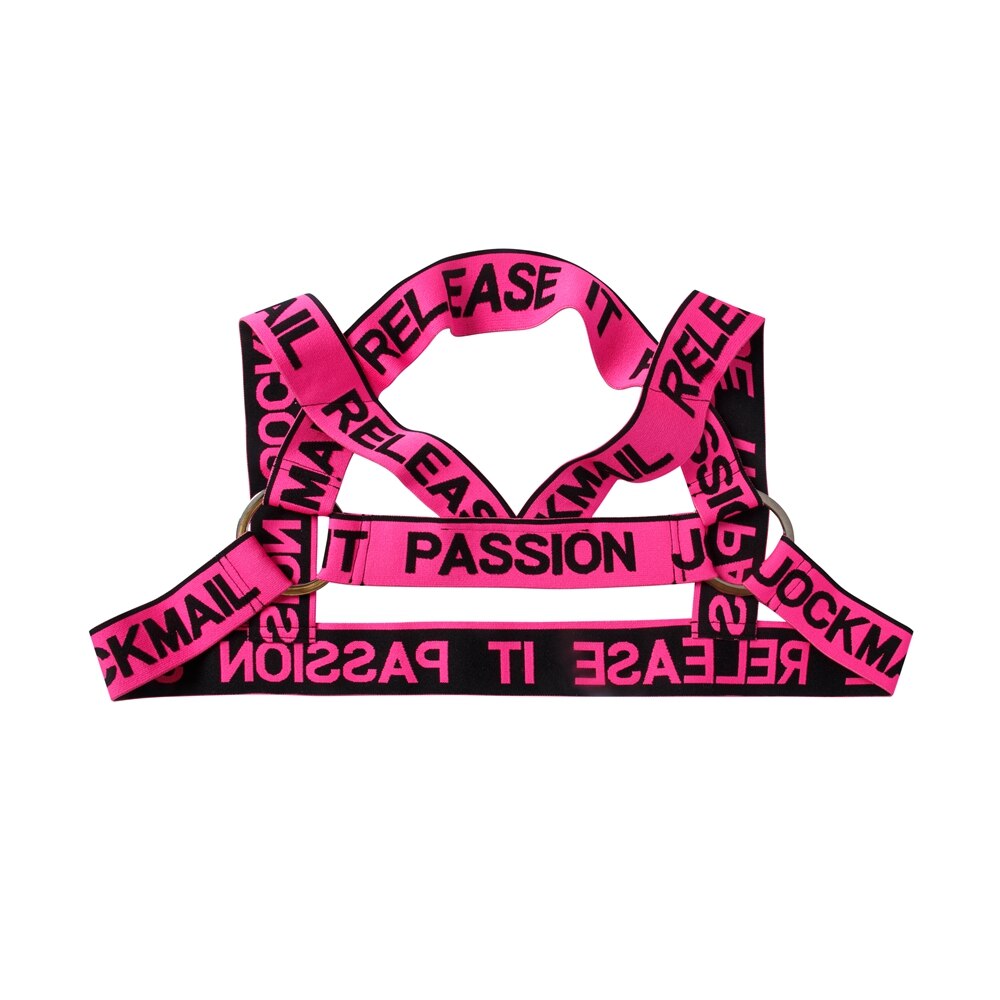 Jockmail Neon Release It Passion Elastic Chest Harness