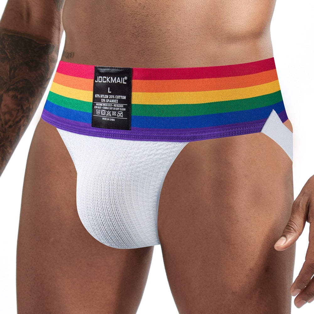 Jockmail Rainbow Pride Jockstrap