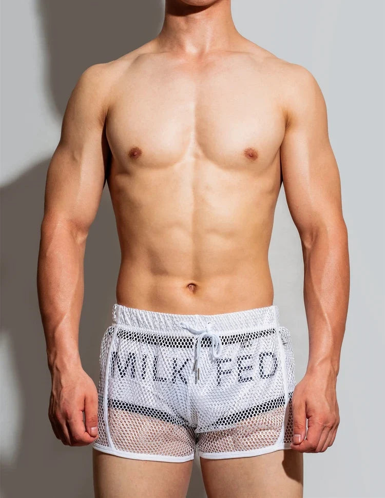 Loose Fit Sexy Mesh Boxers