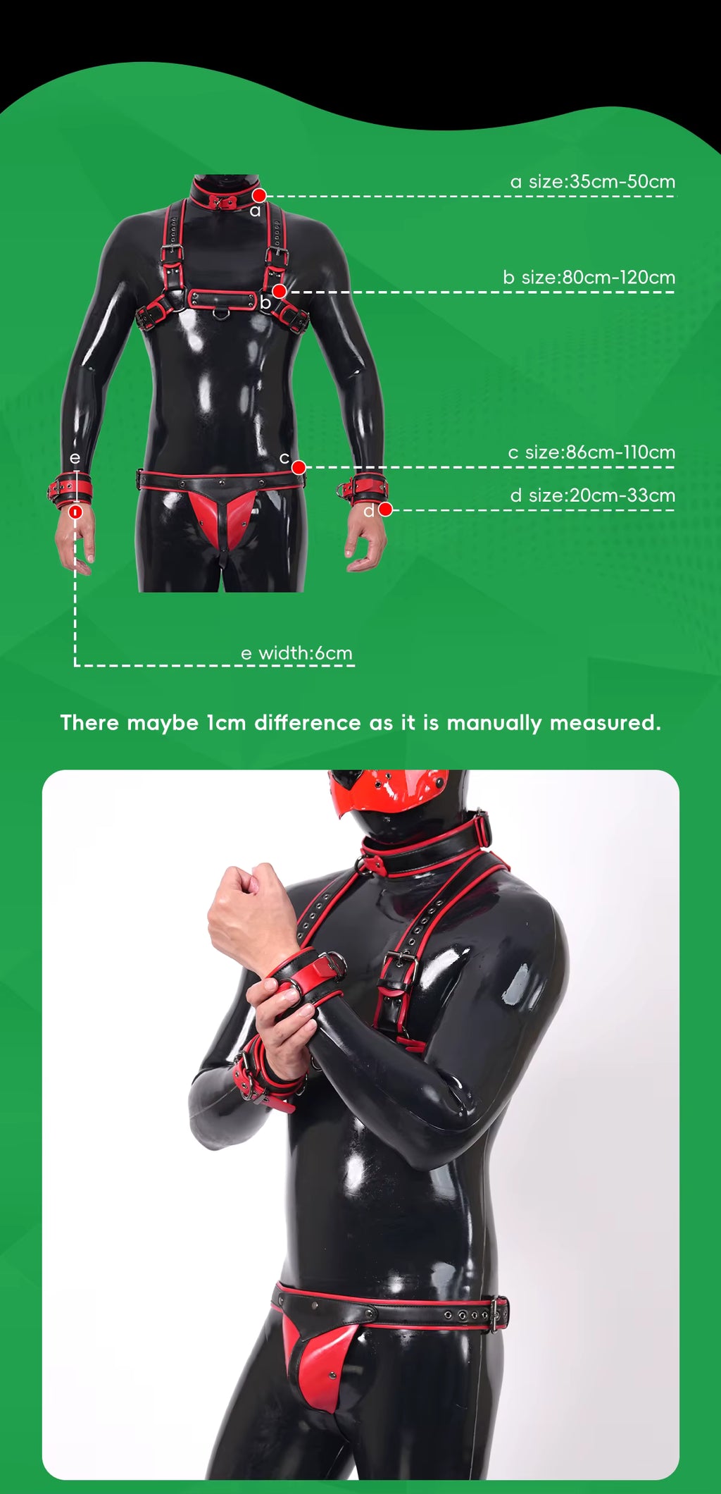 Furrjoi Harness, Cuff, Collar, Lead Underwear Bundle Orange