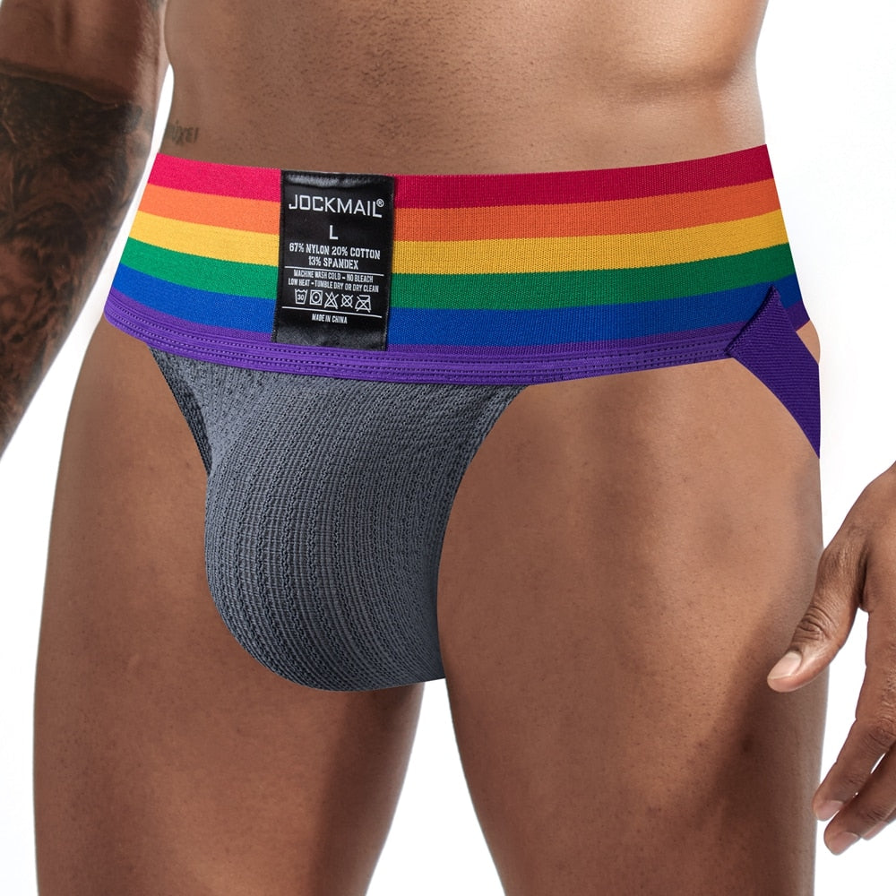 Jockmail Rainbow Pride Jockstrap