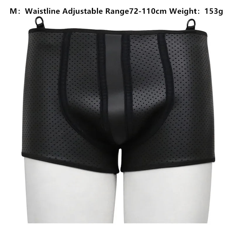 Neoprene Backless Fetishwear Suspenders