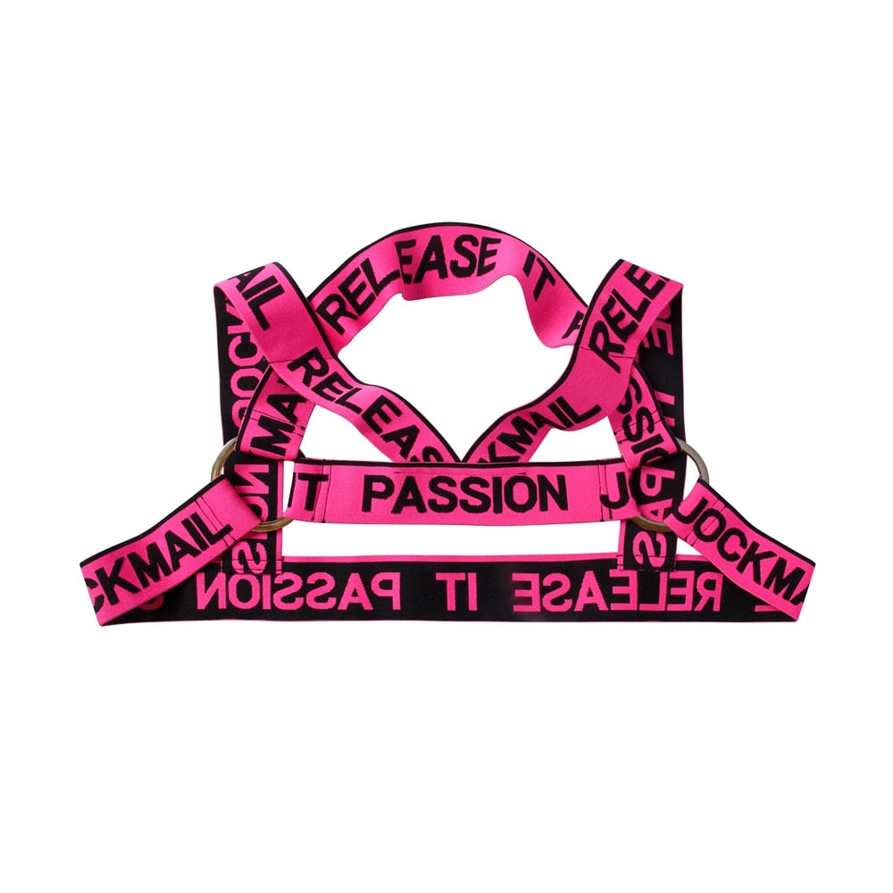 Jockmail Neon Release It Passion Elastic Harness