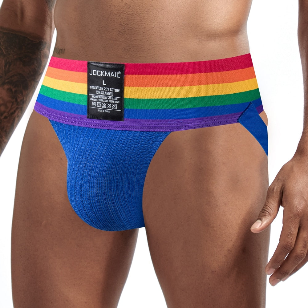 Jockmail Rainbow Pride Jockstrap