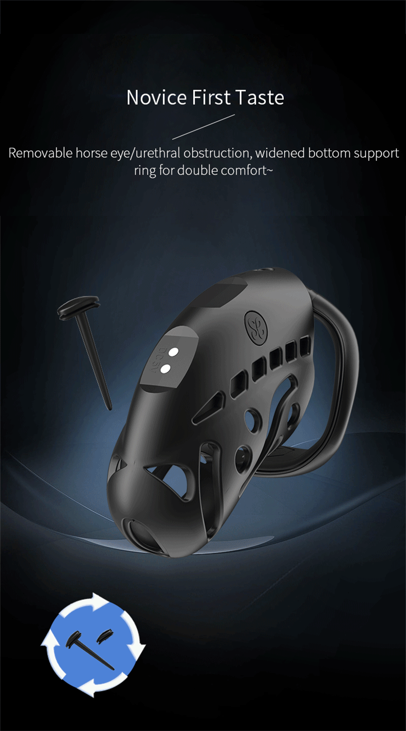 Remote Control Shock Chastity Cage