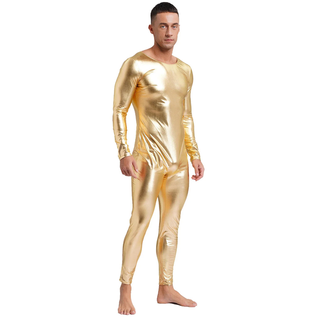 Galactic Vogue Metallic Bodysuit