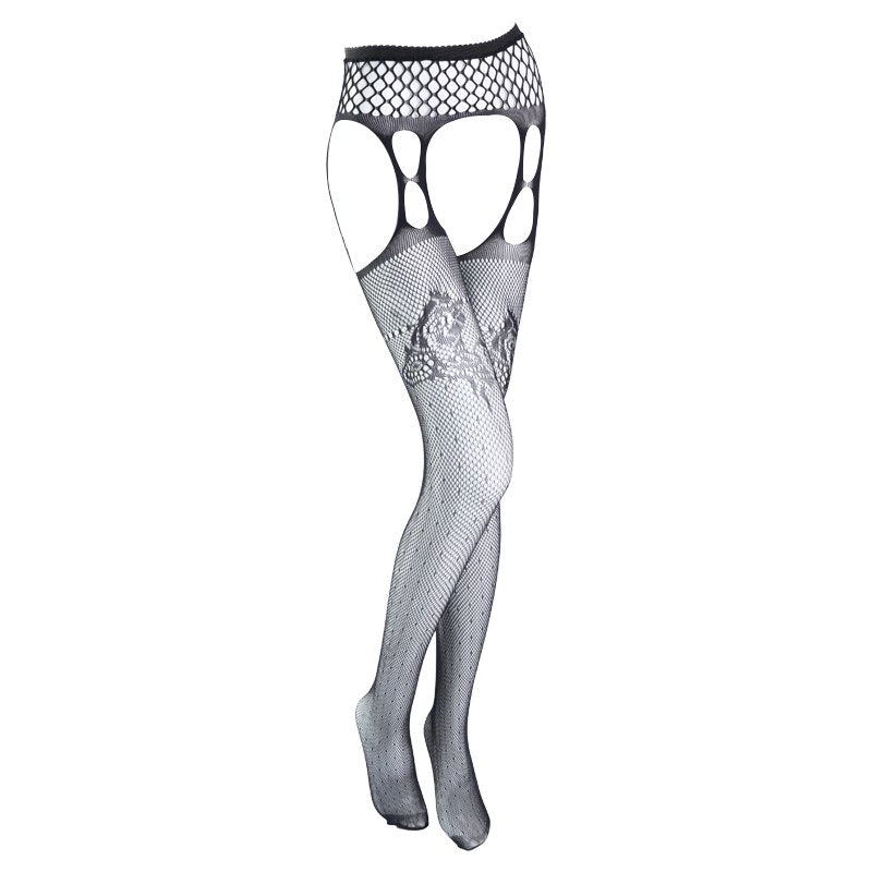 Lace Thigh High Stockings + Suspender Garter Belt