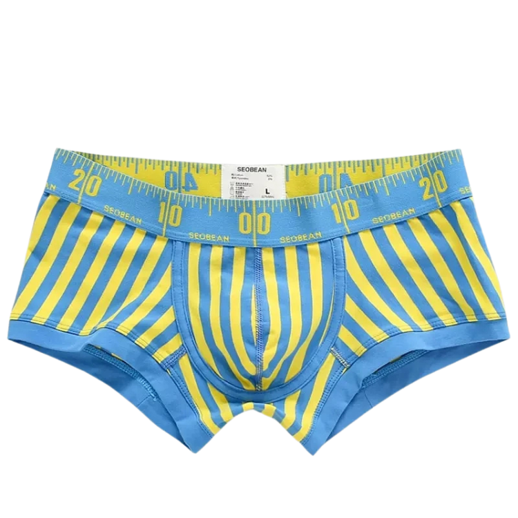 SEOBEAN Measure Up Cotton Boxer Briefs