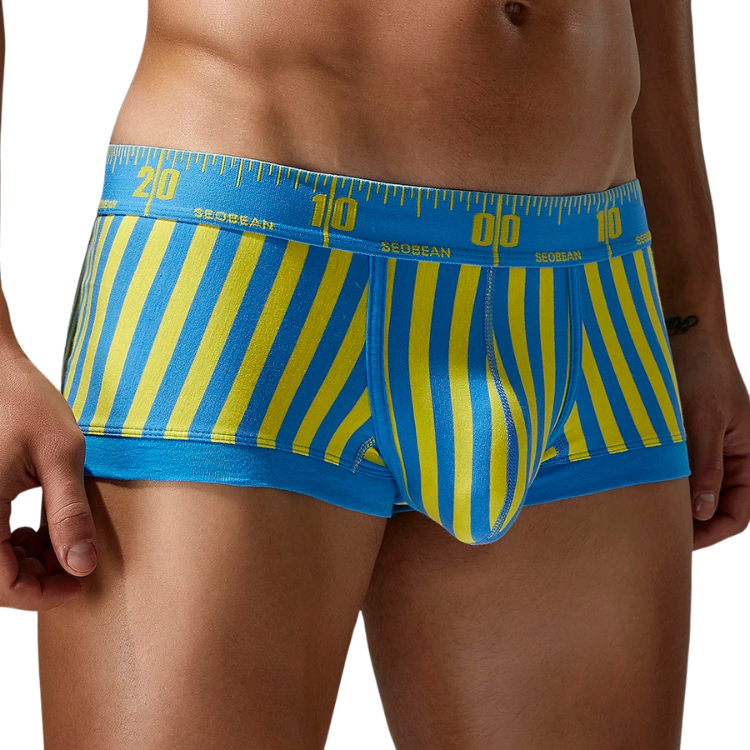 SEOBEAN Measure Up Cotton Boxer Briefs