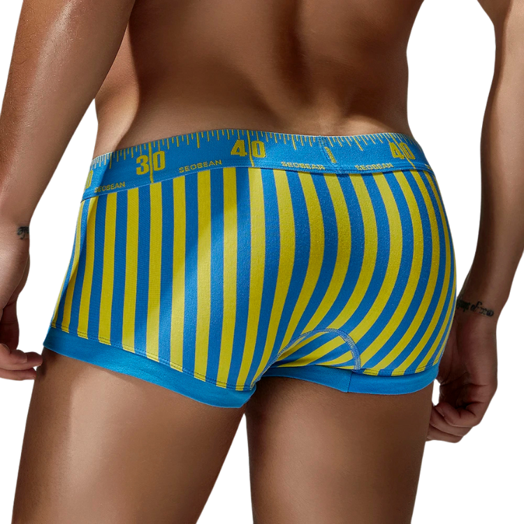 SEOBEAN Measure Up Cotton Boxer Briefs