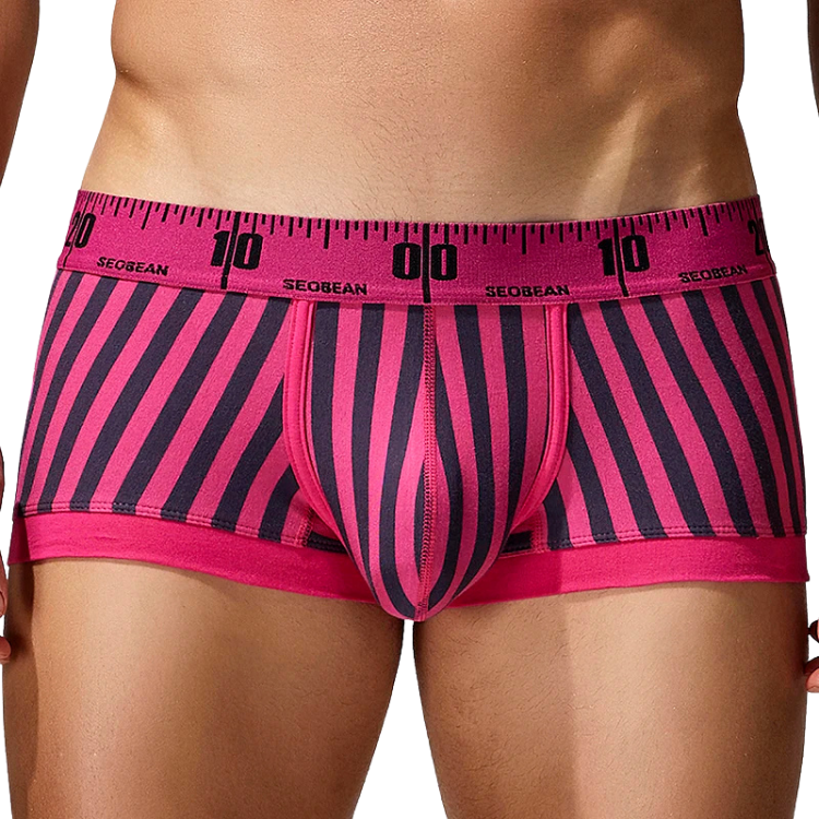 SEOBEAN Measure Up Cotton Boxer Briefs