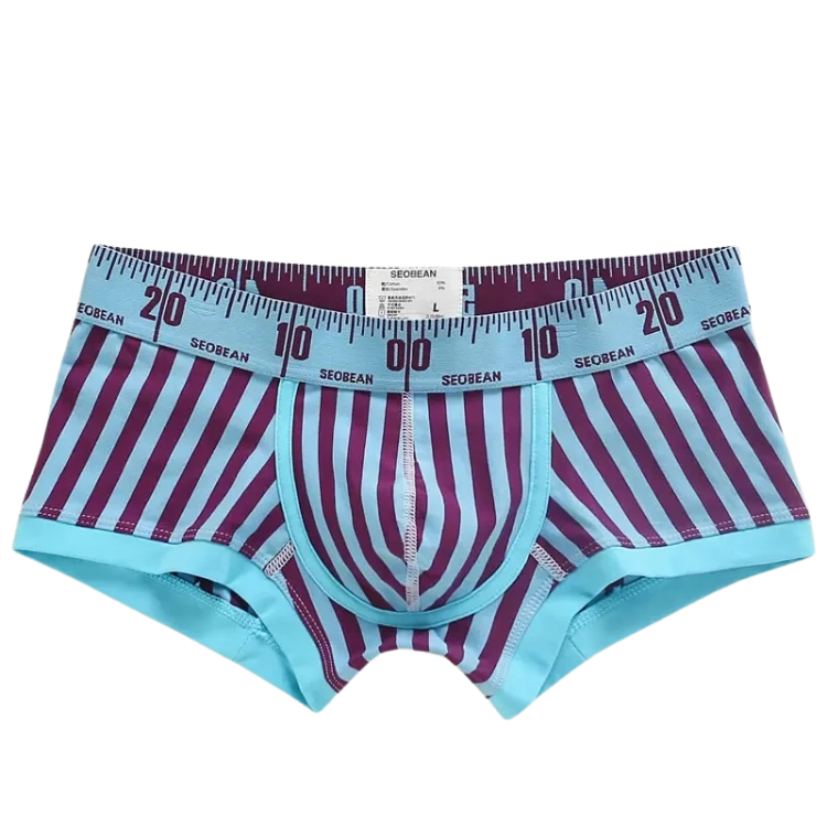 SEOBEAN Measure Up Cotton Boxer Briefs