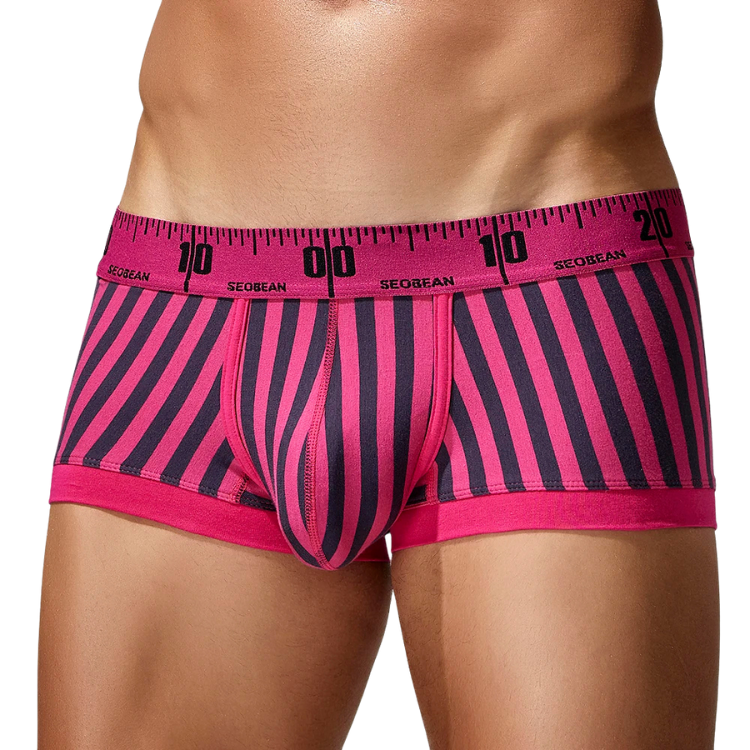 SEOBEAN Measure Up Cotton Boxer Briefs