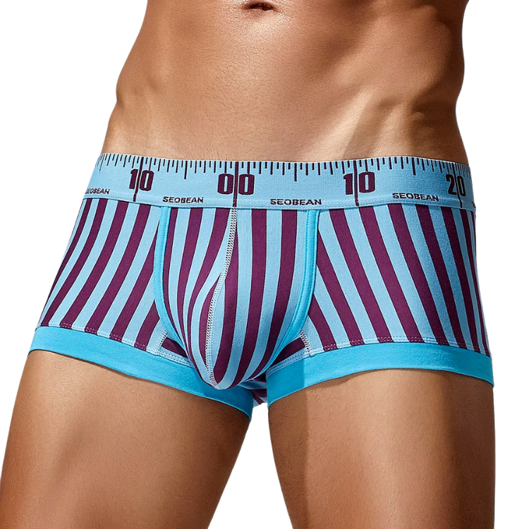 SEOBEAN Measure Up Cotton Boxer Briefs