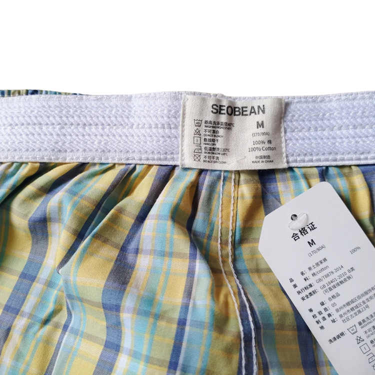 SEOBEAN Oxford Style Cotton Boxers