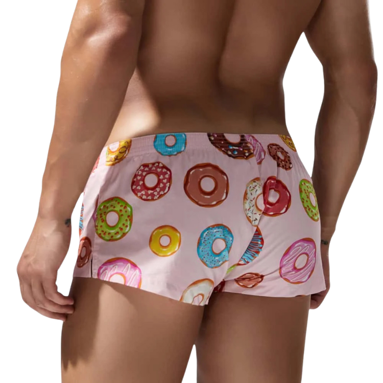 SEOBEAN Playful Donut Cotton Boxers