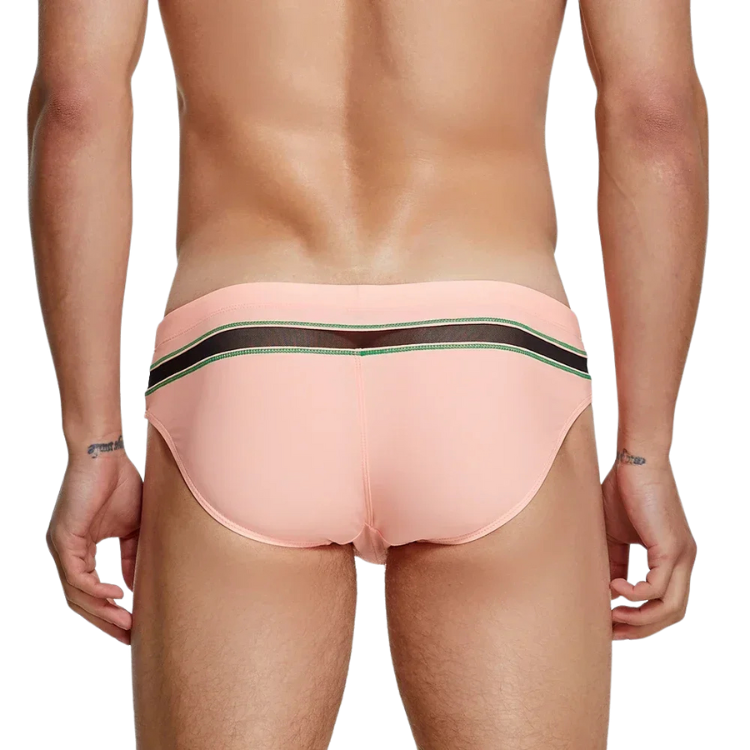 SEOBEAN Poolside Play Mesh Swim Briefs