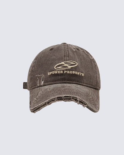 Letter Embroidered Baseball Cap