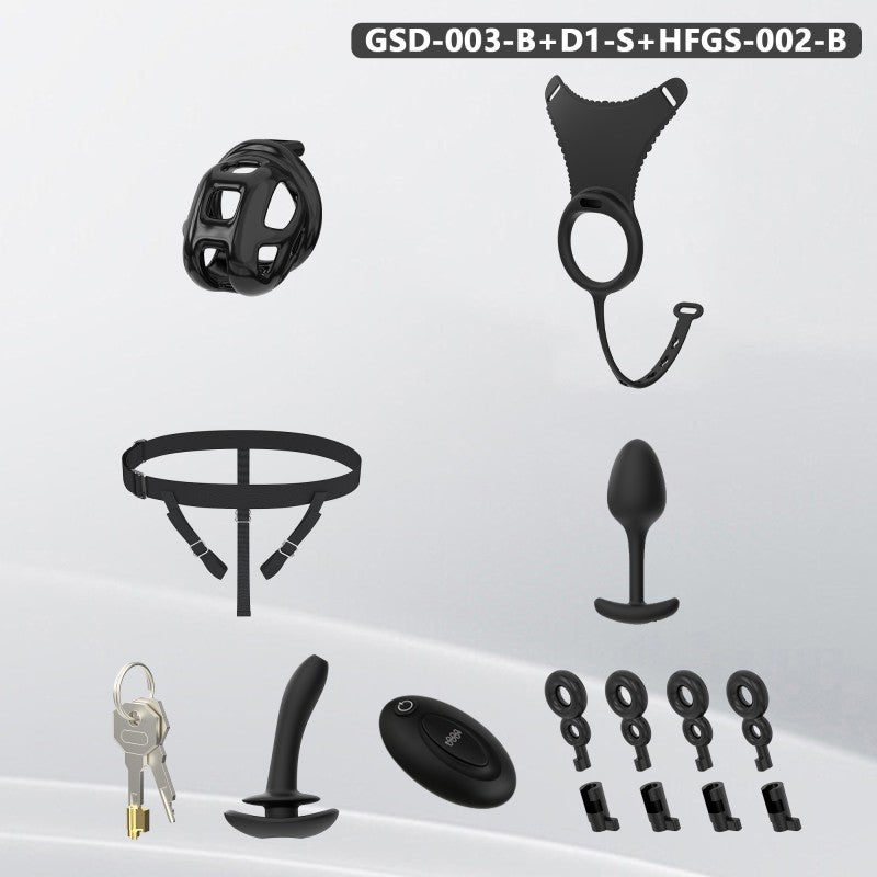 Upgraded Cobra Chastity Cage With Underwear & Plug – Complete Locked Set GSD Series