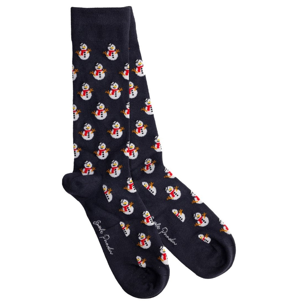 Snowman Bamboo Socks