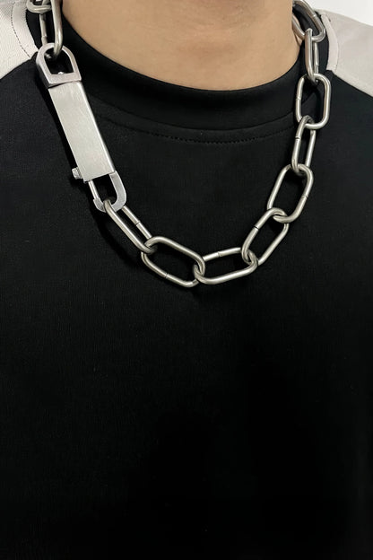 Metal Street Style Necklace Set