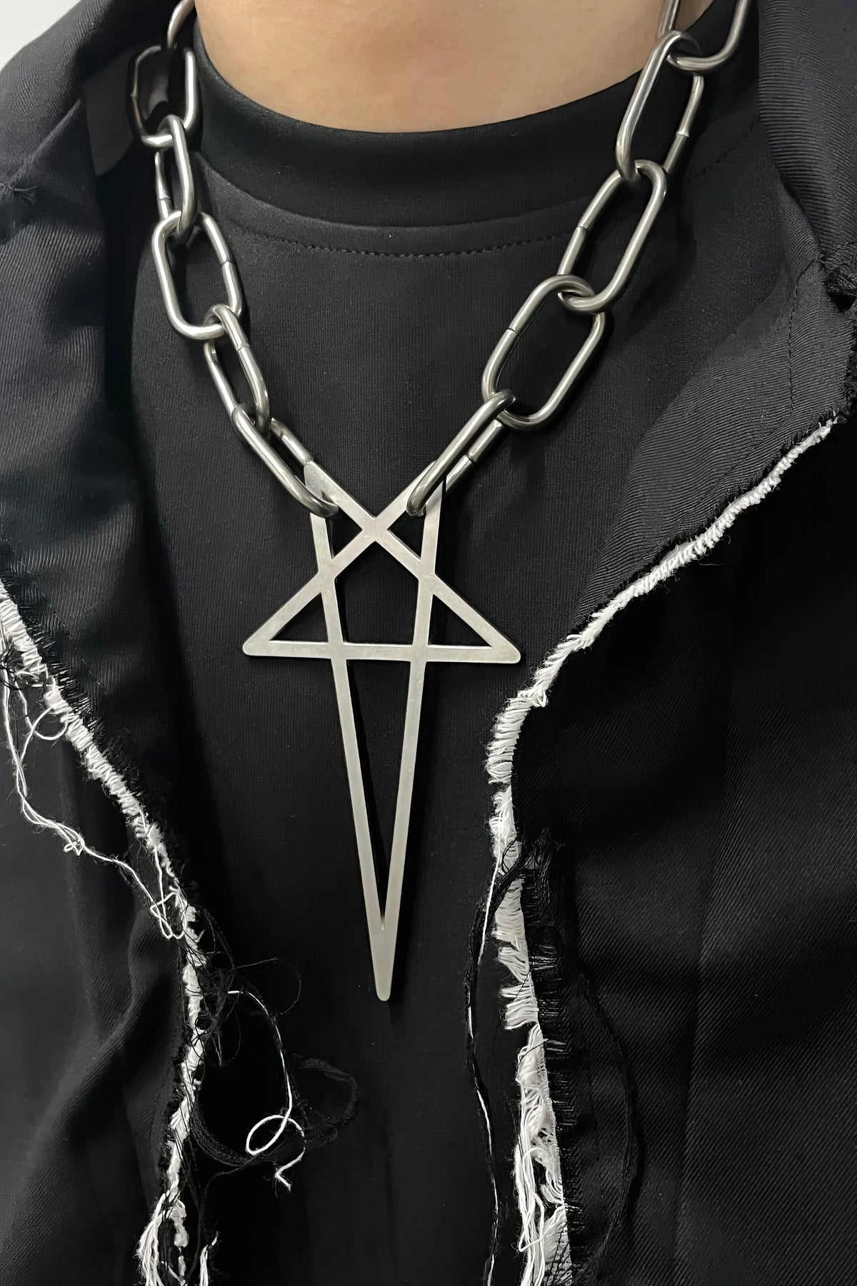 Metal Street Style Necklace Set