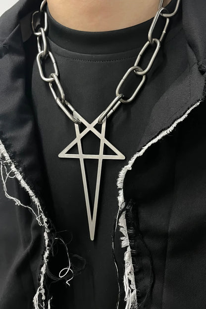 Metal Street Style Necklace Set