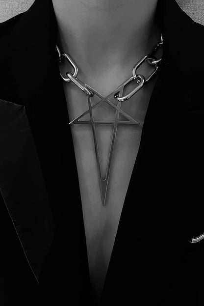 Metal Street Style Necklace Set
