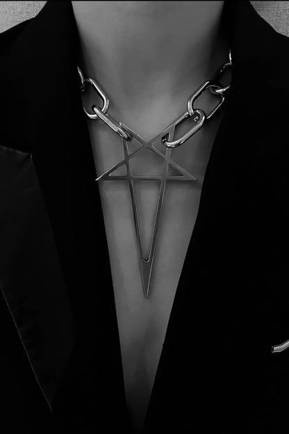 Metal Street Style Necklace Set